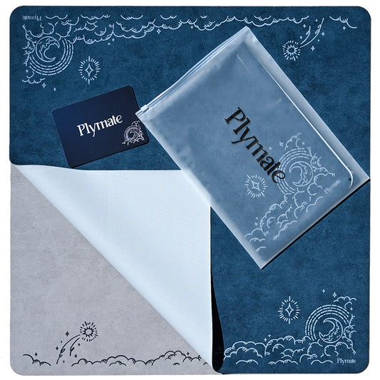 LUNA Bleu encre blanche