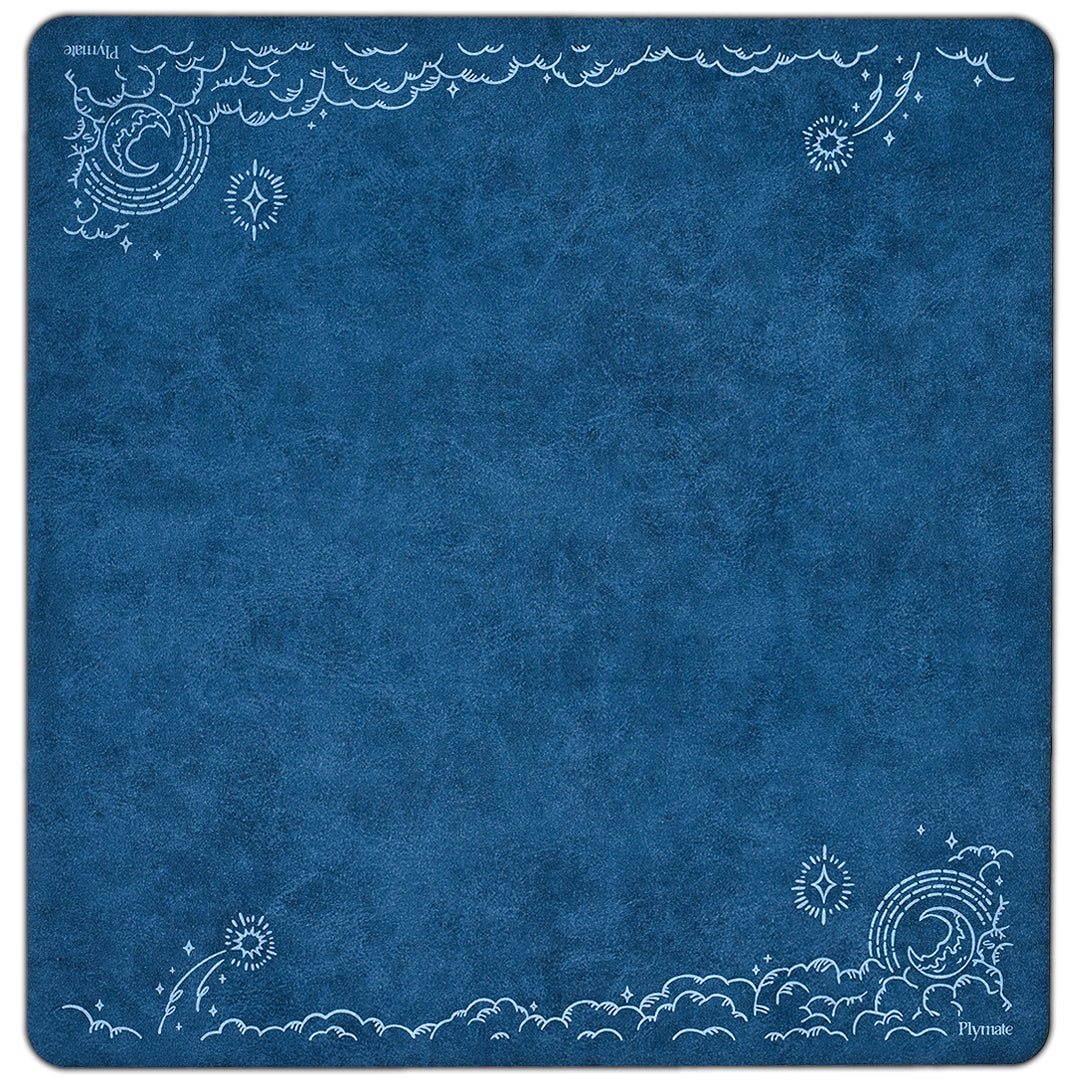 LUNA Bleu encre blanche