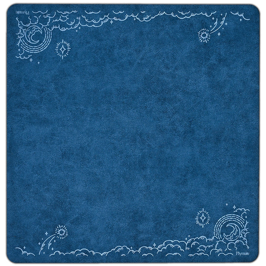 LUNA Bleu encre blanche