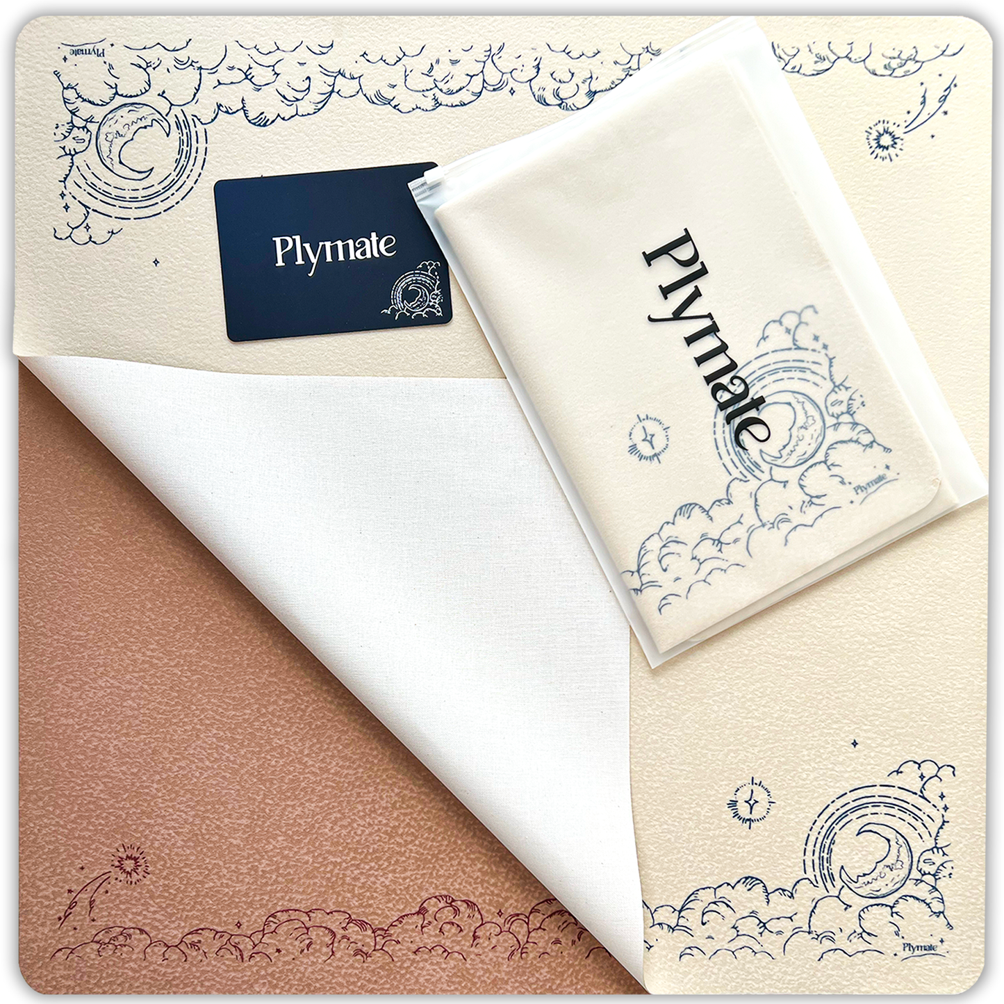 LUNA Blanc encre Bleu nuit